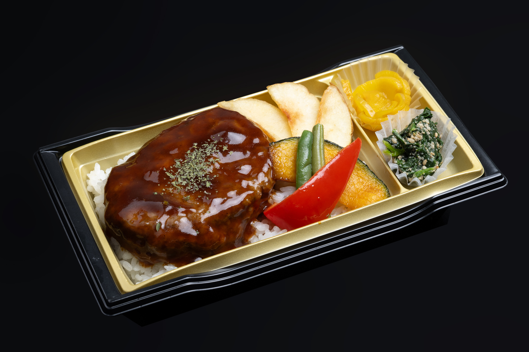 和牛入りハンバーグ重
